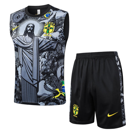 Brazil "Jesus" Tank Top Set