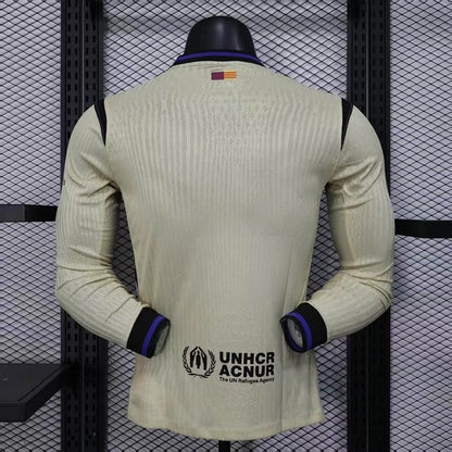 2025-2026 Barcelona Away Kit Long Sleeve