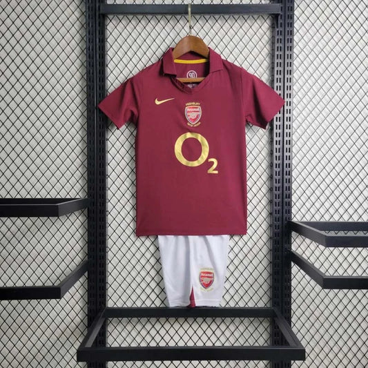 2005/2006 Retro Arsenal Home Kit Kids Size